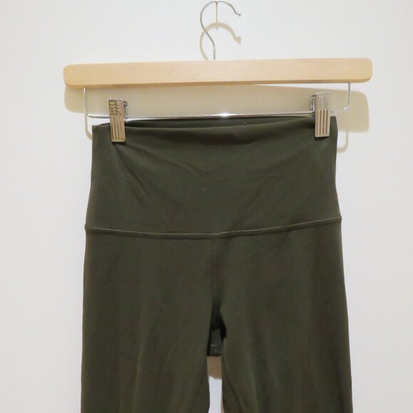 LULULEMON Align Pant *Full Length 28" Dark Olive Athleisure Gym - Size US 4 - Picture 5 of 12